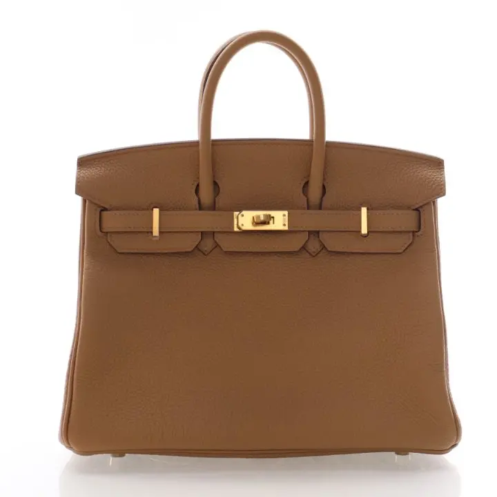 Hermès Birkin 25 In Togo Leather – Biscuit Color 1