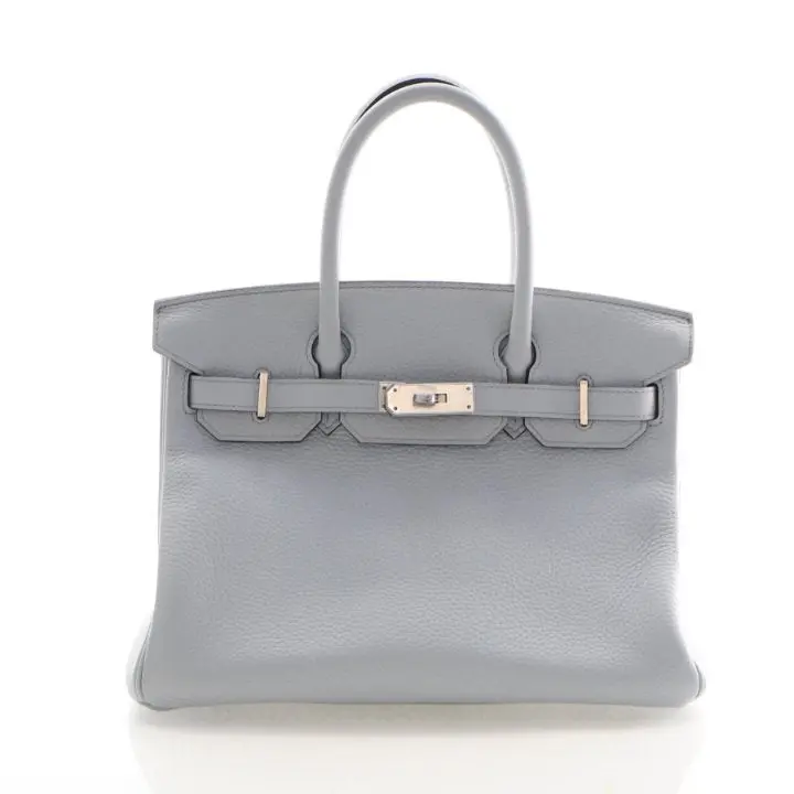 Hermès Birkin 30 In Pale Blue Togo Leather 1