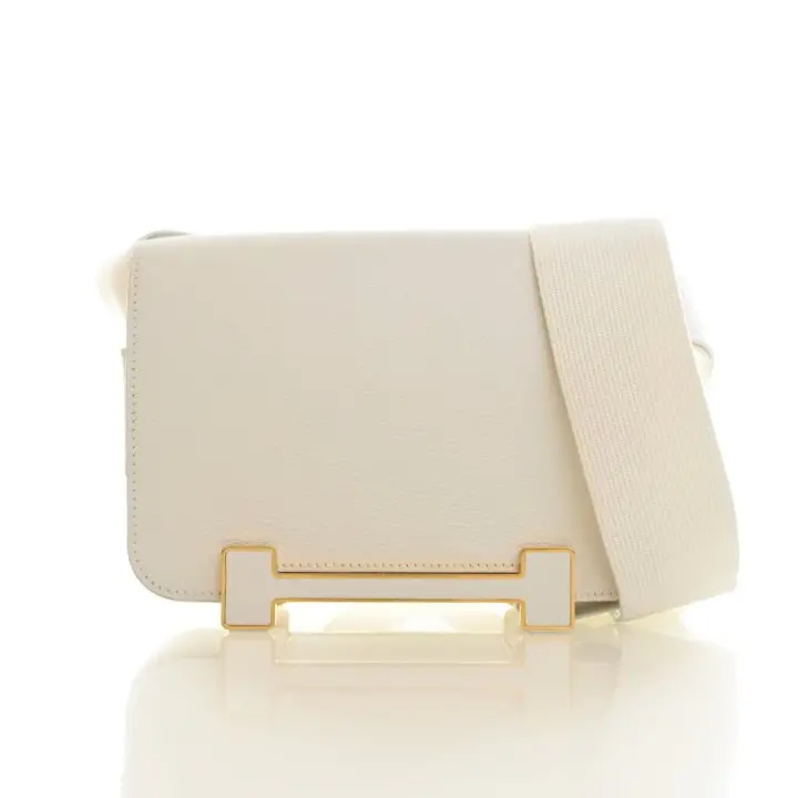Hermès Geta Wallet In Mushroom Chevre Mysore Leather 1