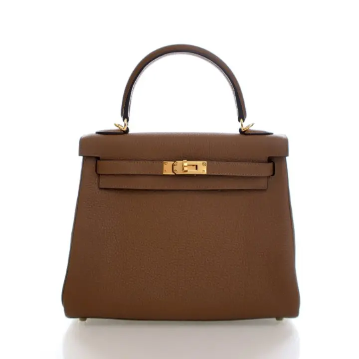 Hermès Kelly 25 In Alezan Togo Leather 1