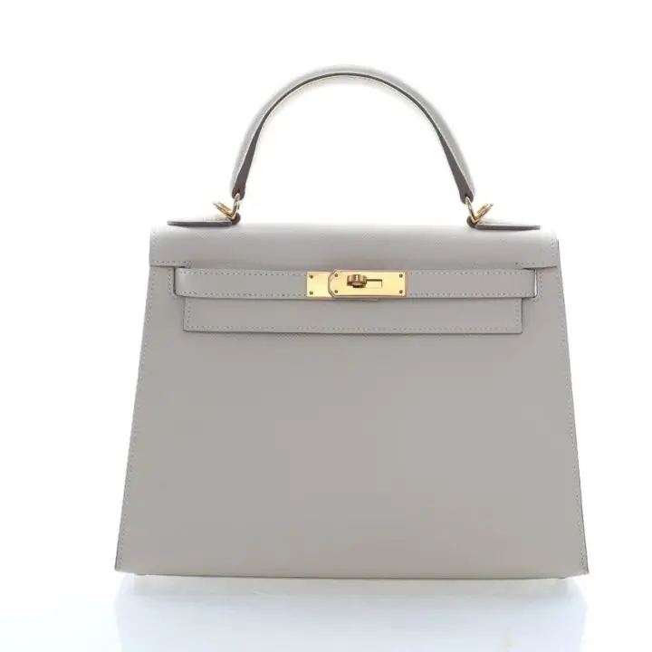 Hermès Kelly 28 Sellier In Craie Epsom Leather 1