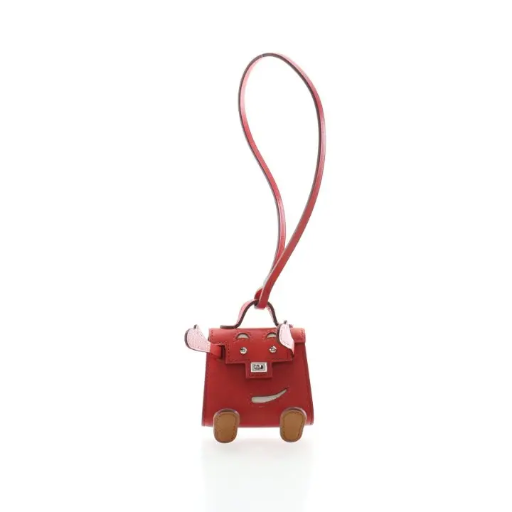 Hermes Mini Kelly Quelle Idole Charm In Sanguine Sombreno Leather 1