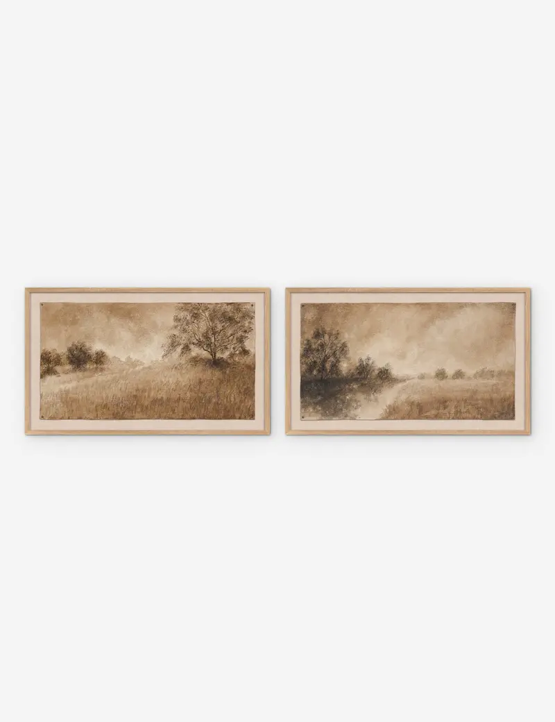 Hillside Haze Diptych Wall Art Set (No. Ii & Iv) By Aileen Fitzgerald 1