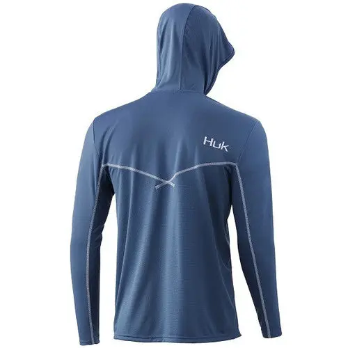 Huk Icon X Premium Hoodie – Titanium Blue 1