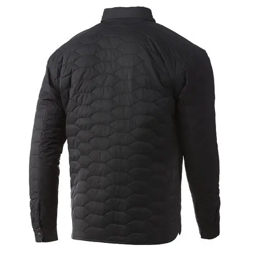 Huk Tarpon Quilted Shacket – Volcanic Ash 1