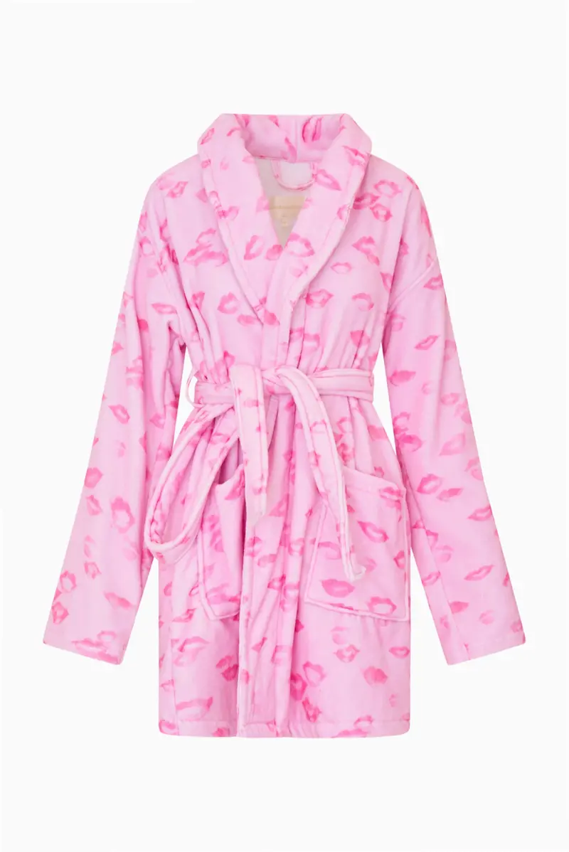 Indie-Style Cotton Wrap Robe 1
