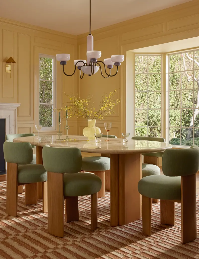 Irving Modern Dining Table – Solid Wood Rectangular Table For Contemporary Spaces 1