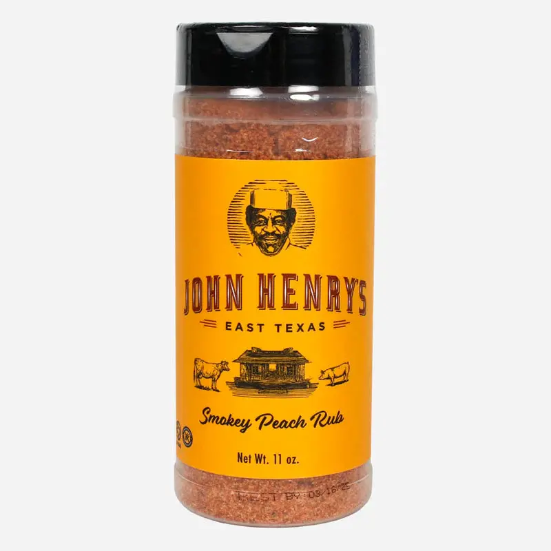 John Henrys Smokey Peach Bbq Rub & Seasoning Blend 1