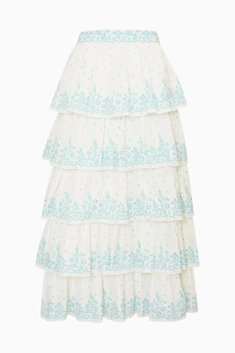 Julieta Tiered Maxi Skirt – Cotton Re-Edition Staple 1