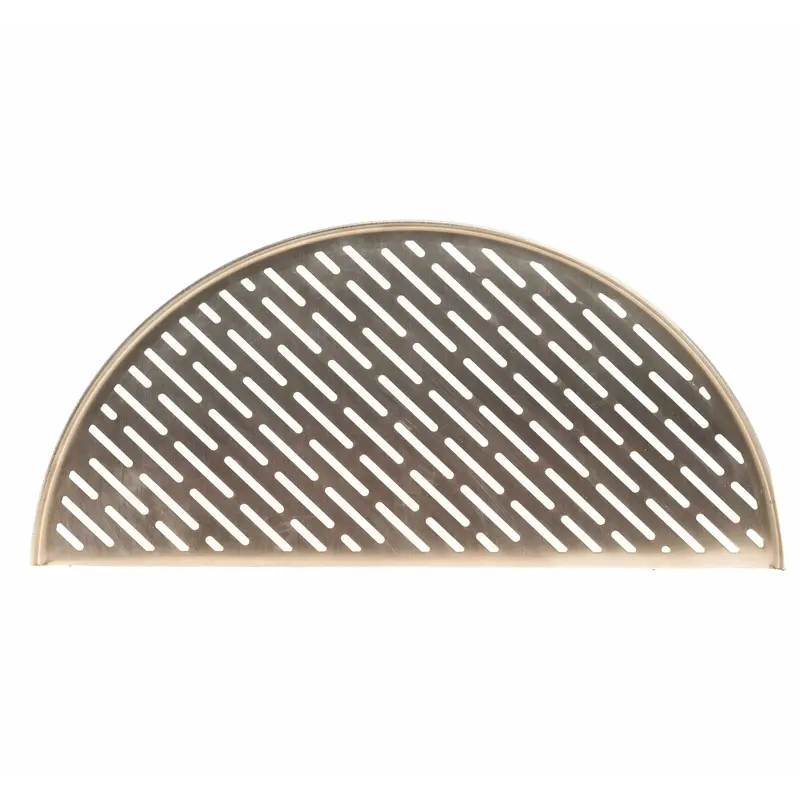 Kamado Joe Big Joe Half-Moon Stainless Steel Vegetable Grate 1