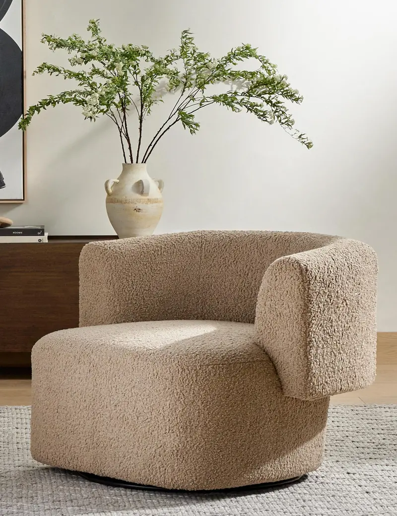 Kelis 360-Degree Swivel Chair – Ergonomic Upholstered Seating 1