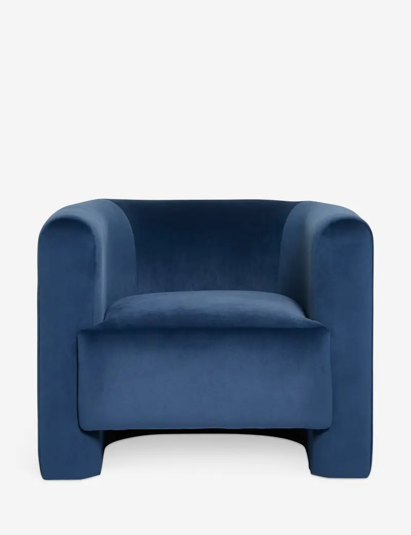 Kennard Upholstered Accent Chair With Tailored Lines 1