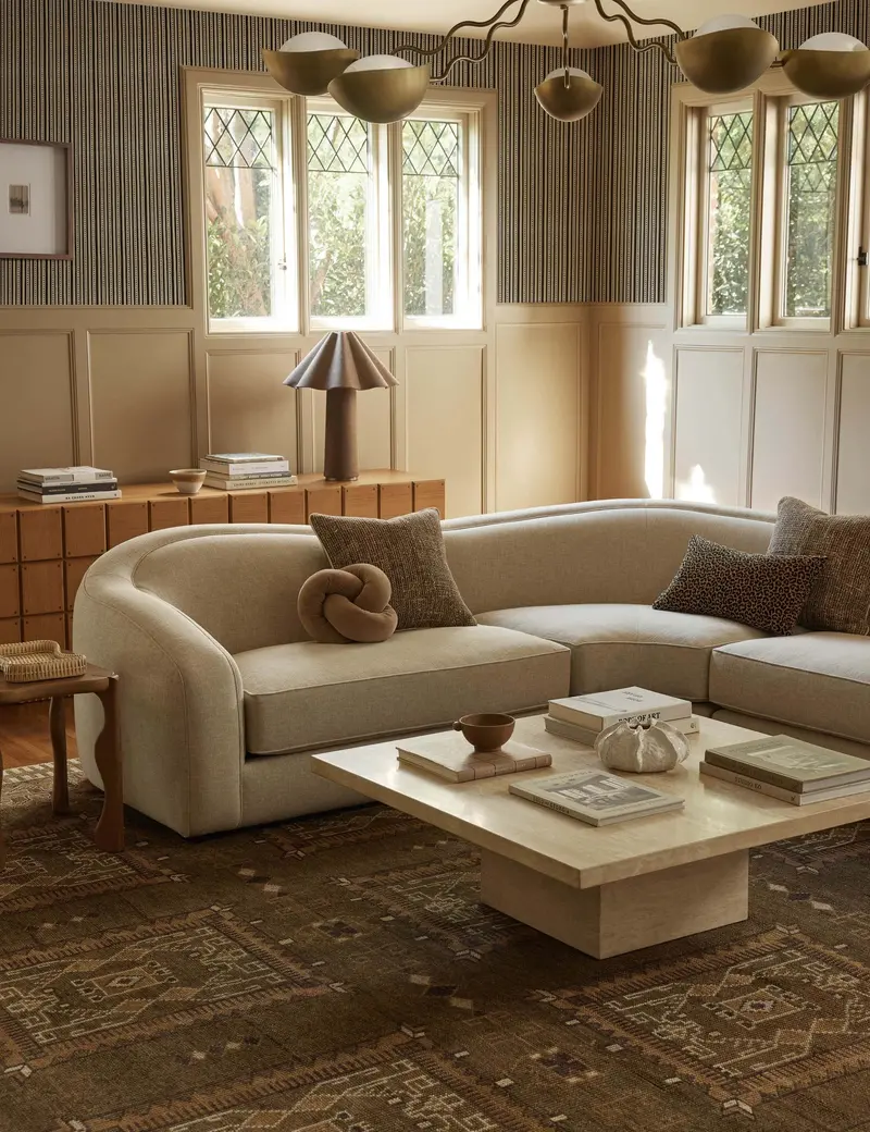 Kirby Grasscloth Wallpaper Sample – Natural Fiber Textured Wallcovering 1