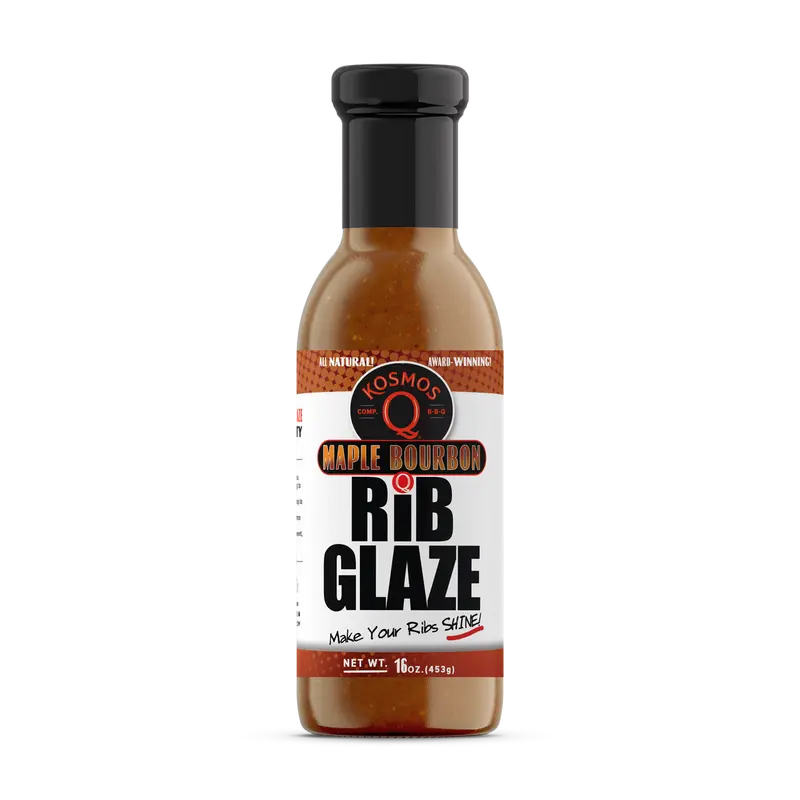 Kosmos Maple Bourbon Rib Glaze – Gourmet Bbq Sauce 1
