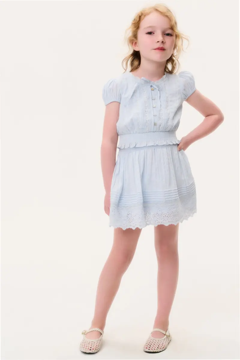 Little Girls Sani Style Cotton Mini Skirt 1