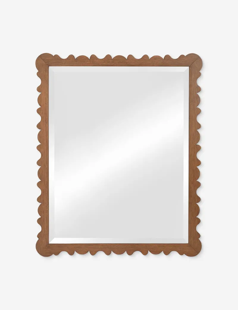 Longton Mantel Mirror With Wood Frame – Ginny Macdonald 1