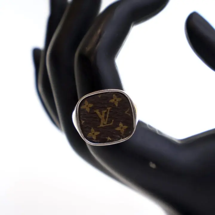 Louis Vuitton Monogram Signature Ring – Size M 2