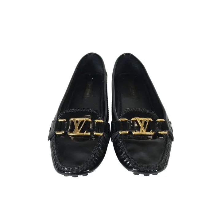 Louis Vuitton Patent Oxford Loafers – Size 37 1