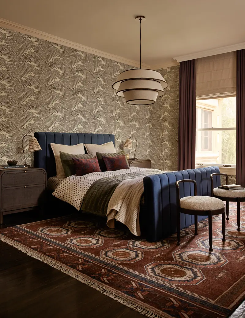 Manchester Upholstered Platform Bed Frame 1