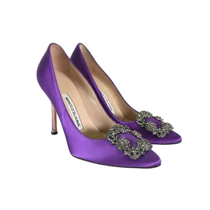 Manolo Blahnik Hangisi Stiletto Heels – Size 35 1