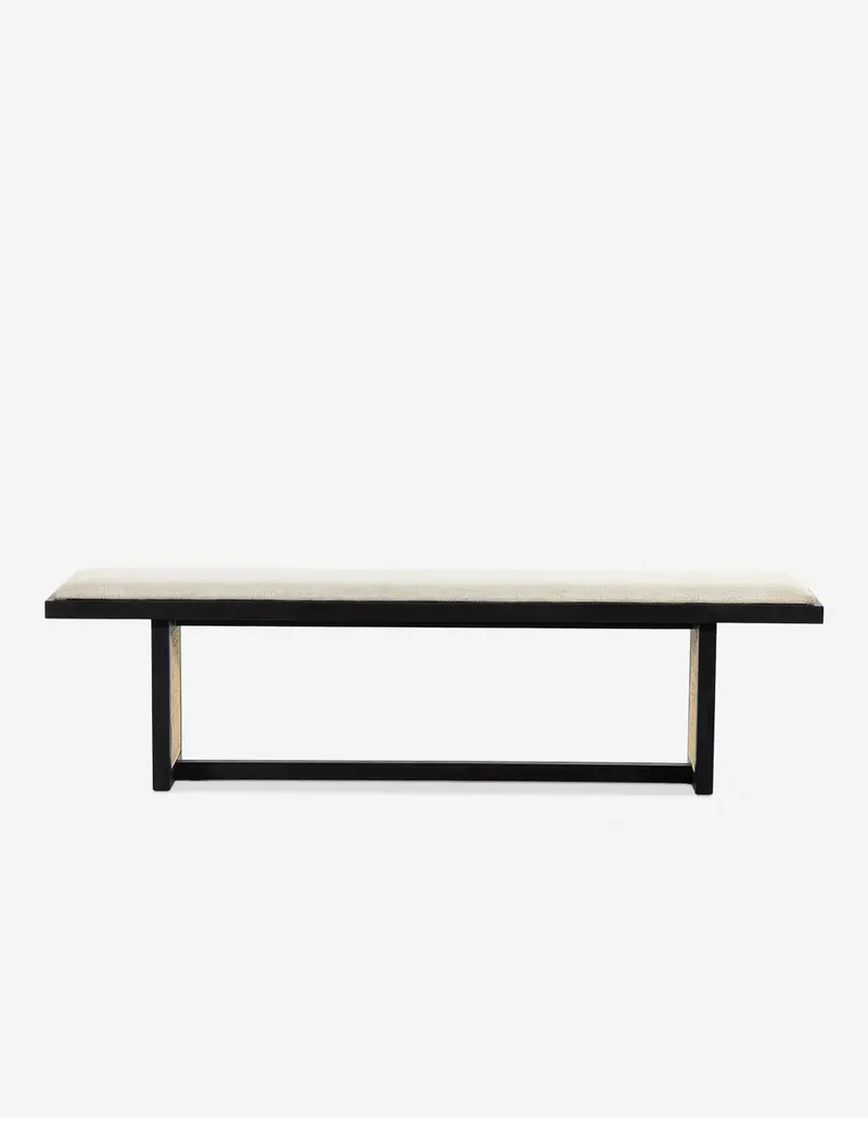 Margot Padded Dining Bench For Extendable Tables 1