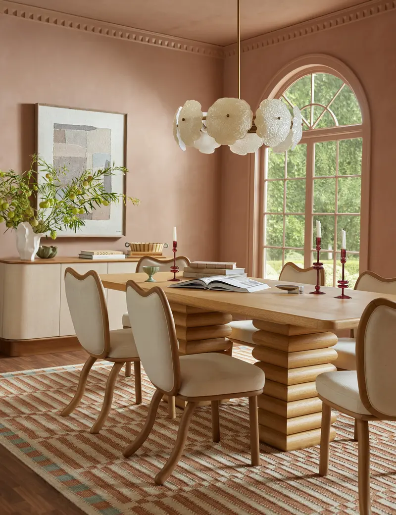 Maribeth Upholstered Dining Chair With Tailored Back 1