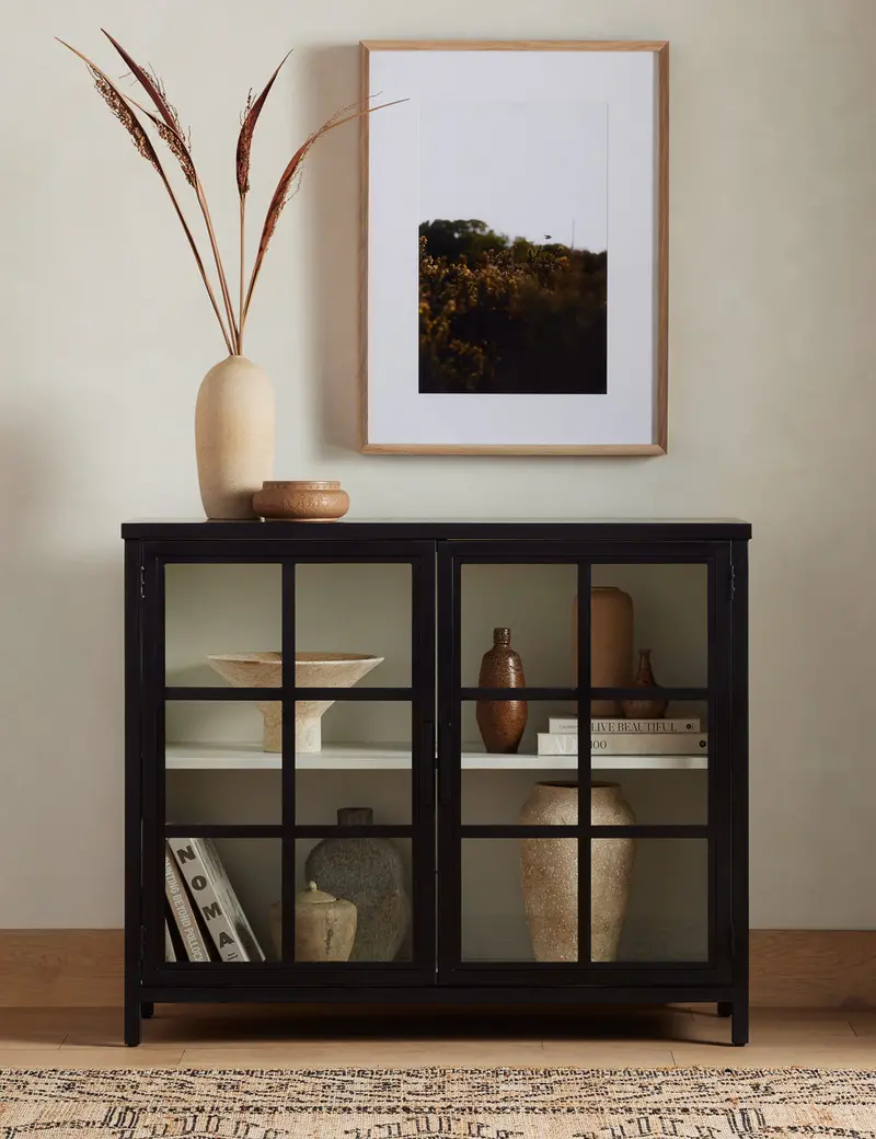 Marjorie Open-Shelf Small Curio Cabinet 1
