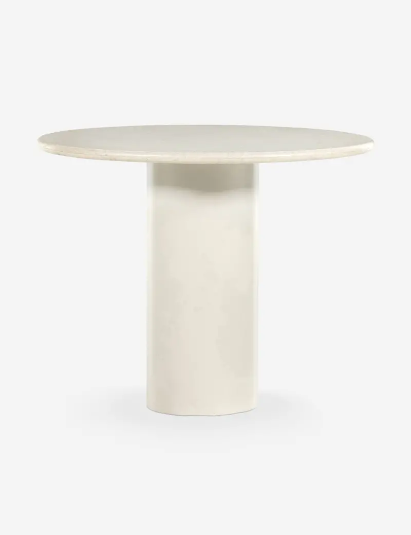 Milazzo Extendable Round Dining Table – Solid Wood Top 1