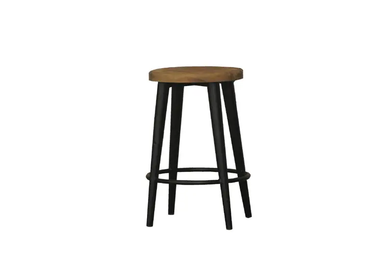 Minimalist Backless Barstool For Modern Spaces 1