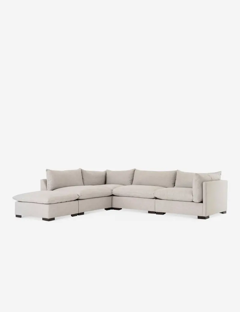 Mitzi Customizable Modular Sectional Sofa With Removable Covers 1