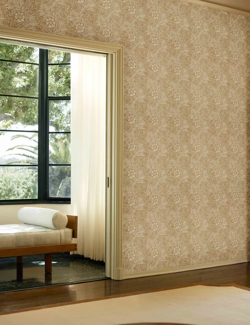 Morris & Co. Marigold Vintage Wallpaper 1