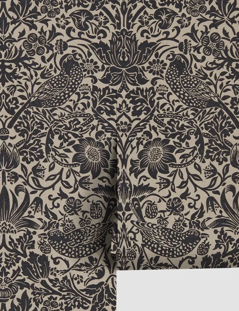 Morris & Co. Pure Strawberry Thief Wallpaper 5