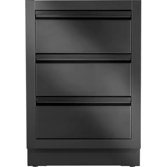 Napoleon Oasis Two-Drawer Storage Cabinet – Matte Black 1