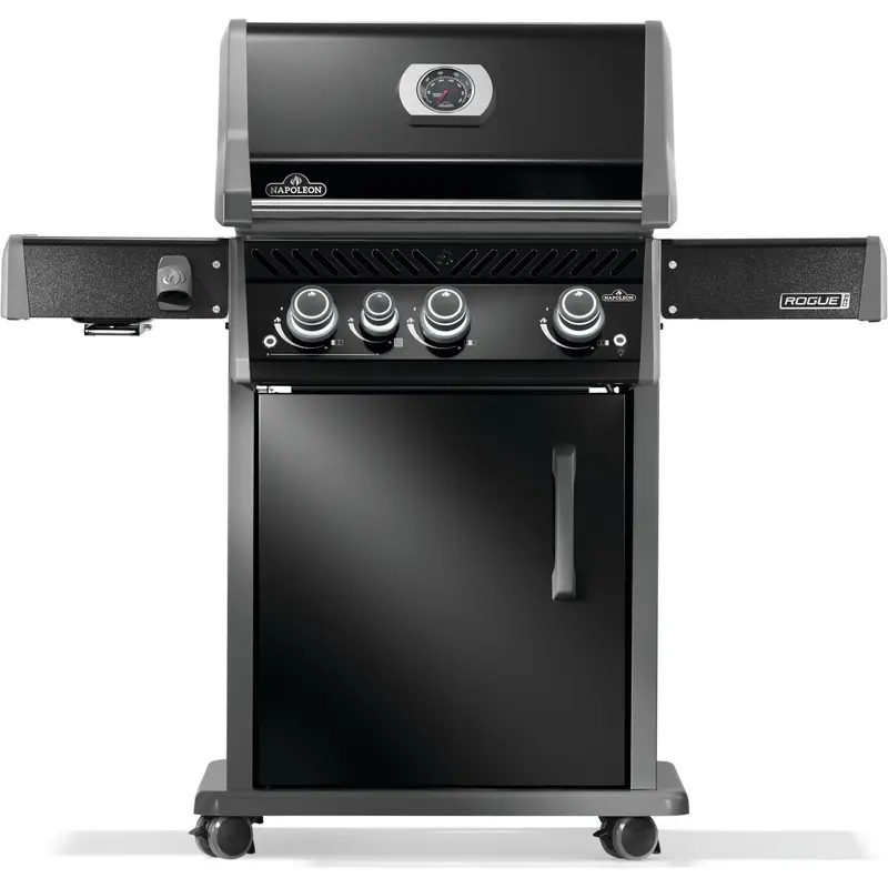 Napoleon Rogue Pro 425 Sib Black Gas Grill With Side Ignition Burner 1