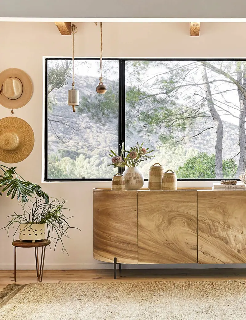 Nausica Storage Sideboard With Sliding Barn Doors 1