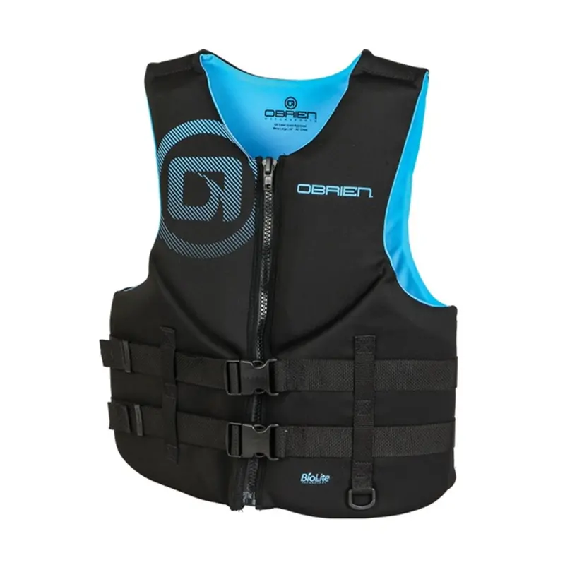 O'Brien Biolite Men’S Cyan Traditional Life Jacket 1