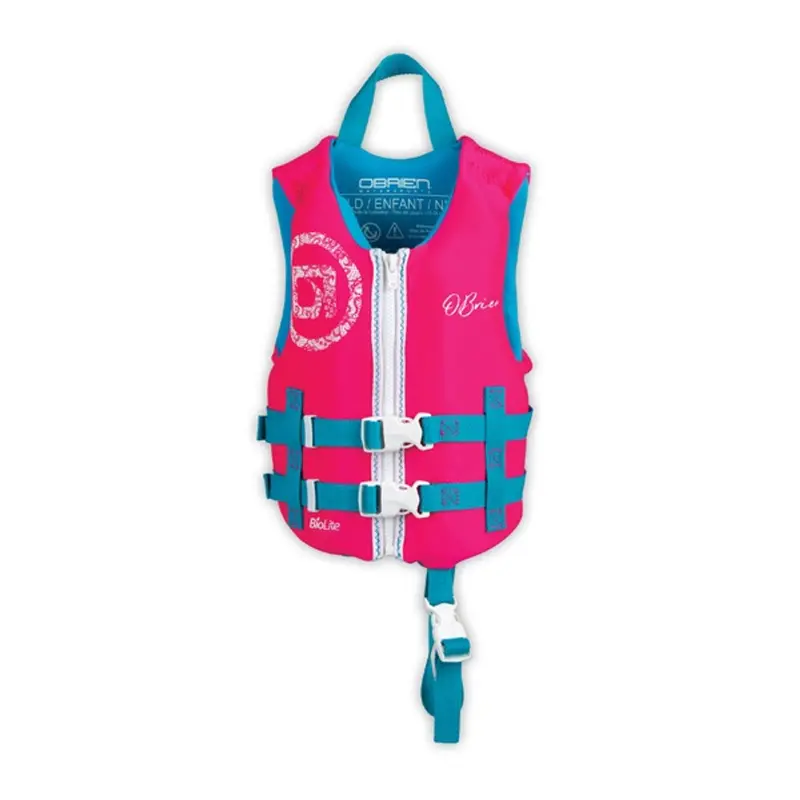 O'Brien Biolite Pink Youth Life Vest – Lightweight & Buoyant 1