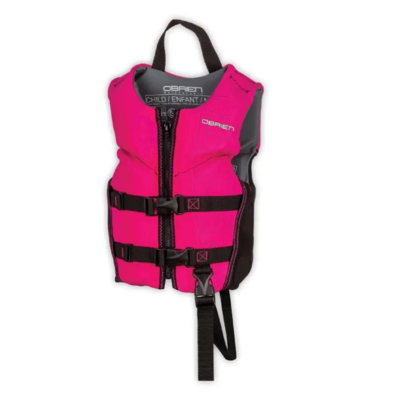 O'Brien Flex V-Back Life Jacket For Kids – Pink 1