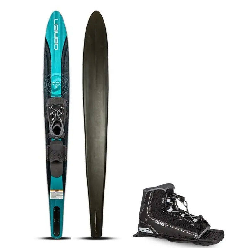 O'Brien Jr. Pro Tour Aqua Slalom Waterski With Z9 Rts Bindings 1