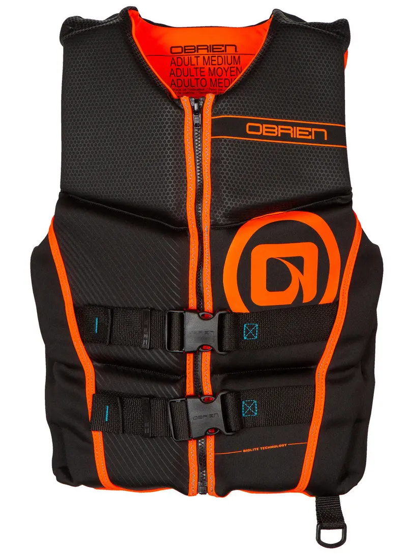 O'Brien V-Back Men'S Orange Flotation Vest 1