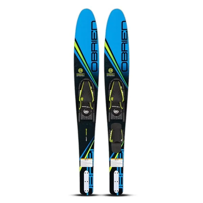 O'Brien Vortex Blue Combo Waterskis With X-7 Bindings 1