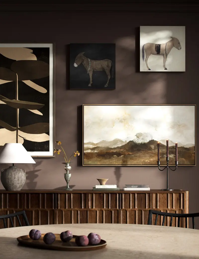 On The Range Western-Themed Wall Art Set (4-Piece) 1