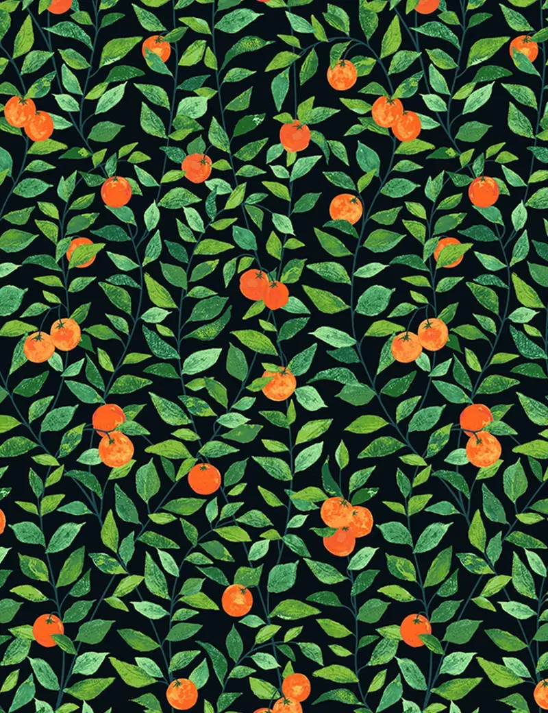 Orange Crush Designer Wallpaper By Nathan Turner 3