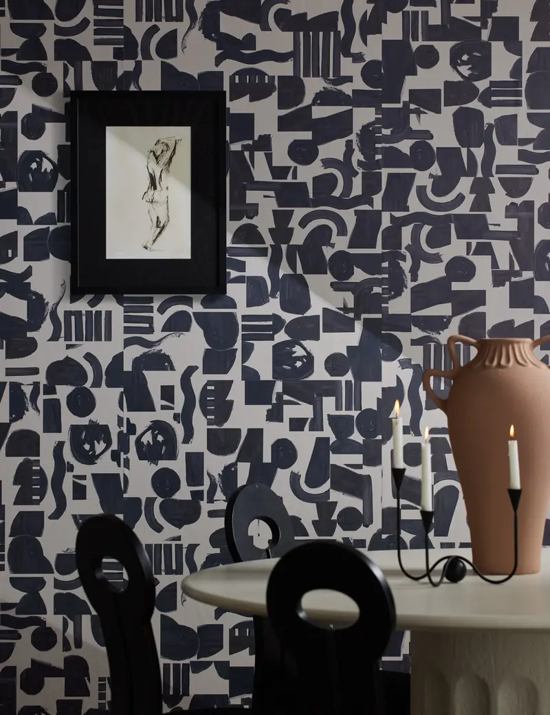 Organic Shapes Designer Wallpaper By Sarah Sherman Samuel 1