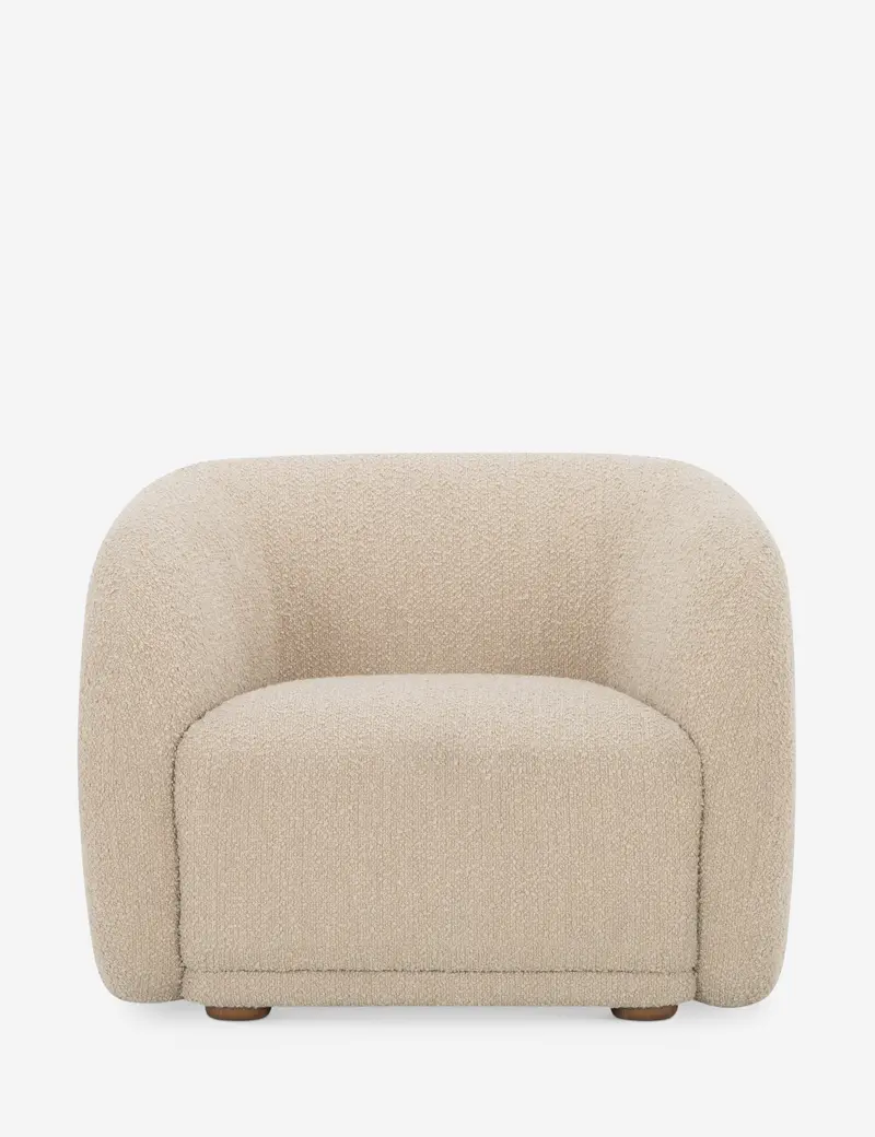Orza Armless Accent Chair – Coordinating Upholstered Seat 1