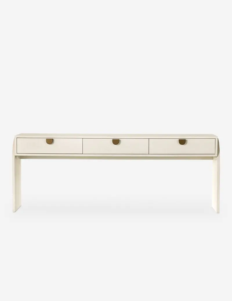 Padilla Slim Console Table With Wood Finish 1