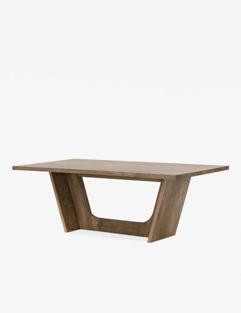 Palmera Solid Walnut Dining Table With Tapered Legs 1