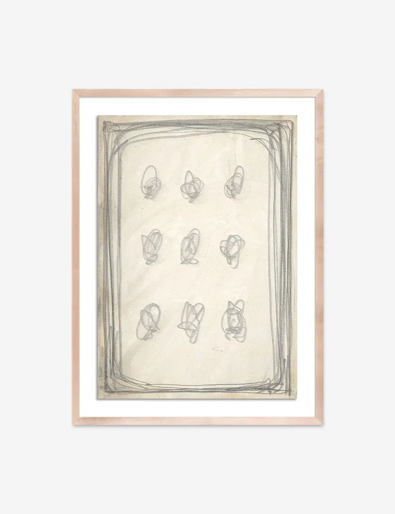 Penciled Grid Contemporary Wall Art – Amy Berlin Series 1