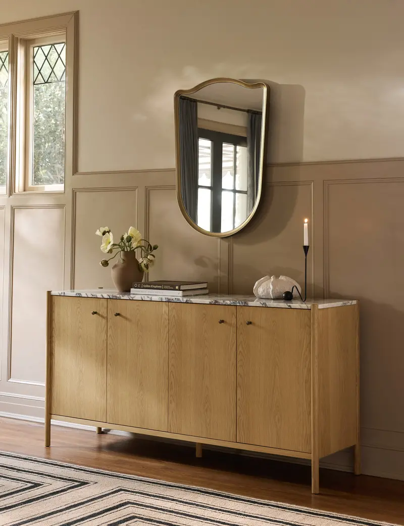 Philana Wooden Sideboard – Multi-Functional Living Room Cabinet 1