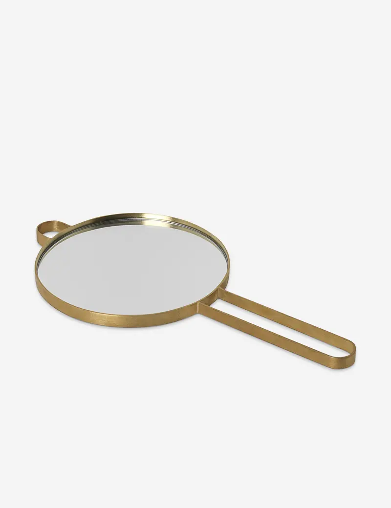 Poise Handheld Mirror – Ferm Living Sleek Desktop Or Vanity Accessory 1